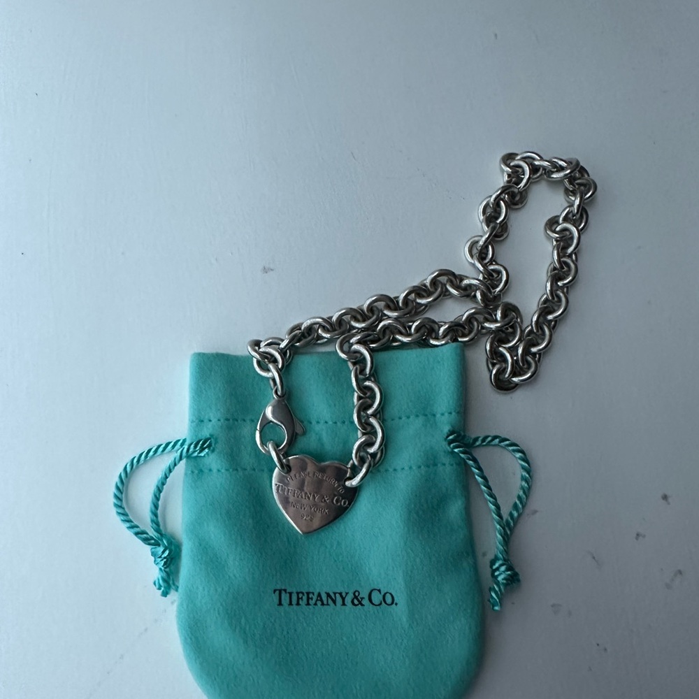 Tiffany & Co. Silver Heart Tag Bracelet